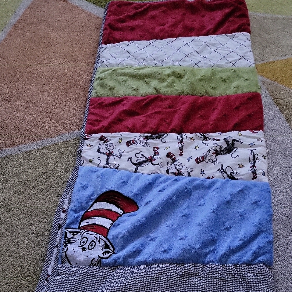 Colorful Cat in the Hat Quilt